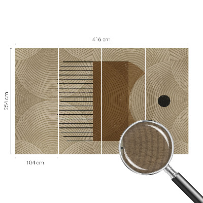 Foto tapeta za dnevni boravak Geometrija harmonije