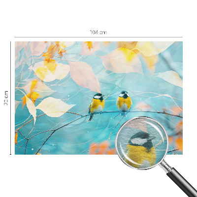 Fototapeta s tiskom s motivom proljetnih ptica
