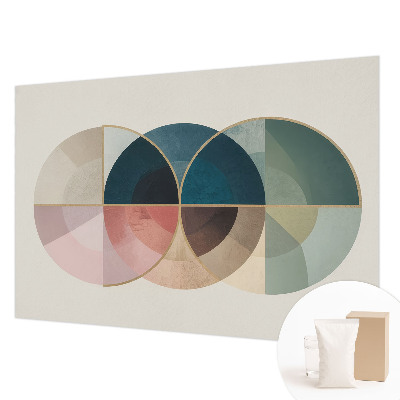 Zidna dekoracija fototapeta s motivom geometrijske elegancije