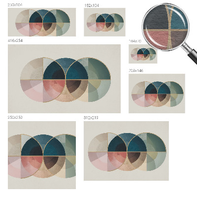 Zidna dekoracija fototapeta Geometrijska elegancija