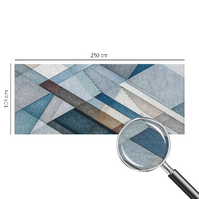 Zidna fototapeta od flisa s apstraktnim geometrijskim motivom