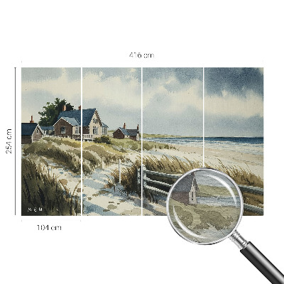 Flis fototapeta s motivom dina na plaži