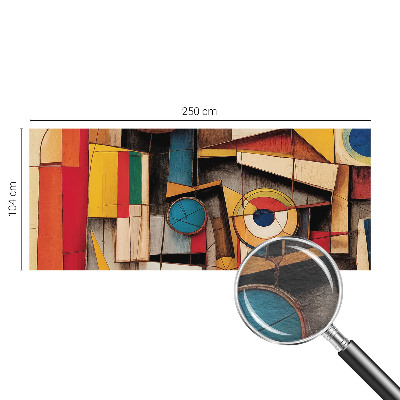 Zidna foto tapeta s motivom geometrijskih uzoraka
