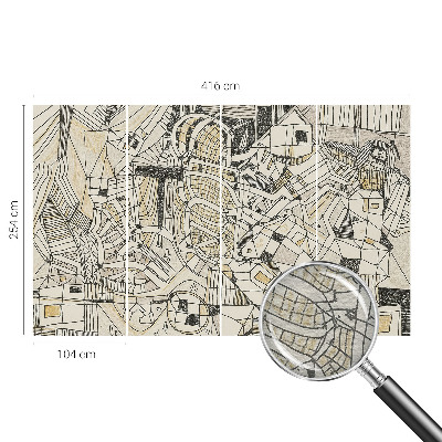 Zidna fototapeta Geometrijska apstrakcija