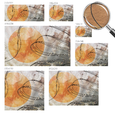 Zidna dekoracija fototapeta Harmonična apstrakcija