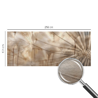 Zidna fototapeta od flisa s motivom suptilnih maslačaka
