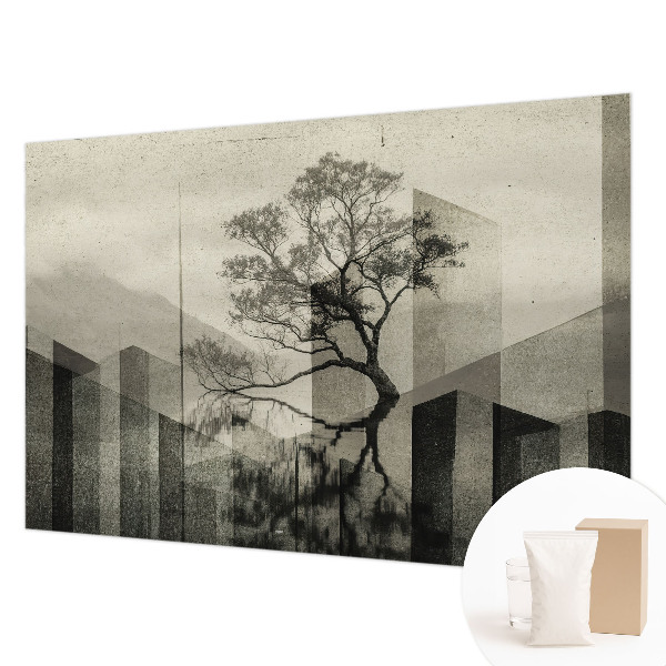 Fototapeta za dnevni boravak z motivom sirove elegancije