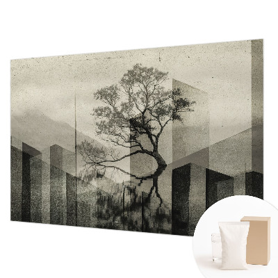 Fototapeta za dnevni boravak z motivom sirove elegancije