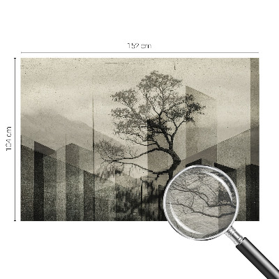 Fototapeta za dnevni boravak z motivom sirove elegancije