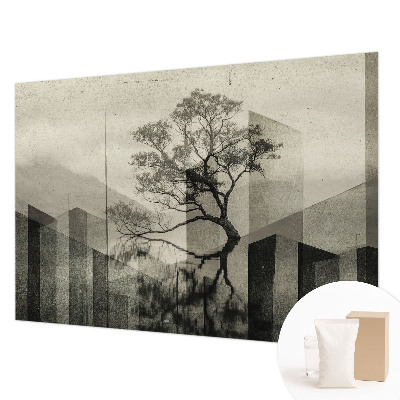 Fototapeta za dnevni boravak z motivom sirove elegancije