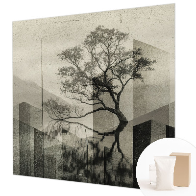 Fototapeta za dnevni boravak z motivom sirove elegancije