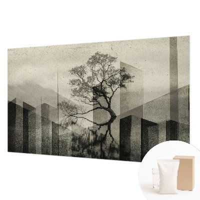 Fototapeta za dnevni boravak z motivom sirove elegancije