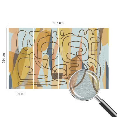 Premium fototapeta Apstraktni oblici