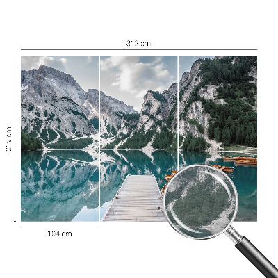 Vlies fototapeta Planinska panorama