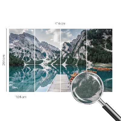 Vlies fototapeta Planinska panorama