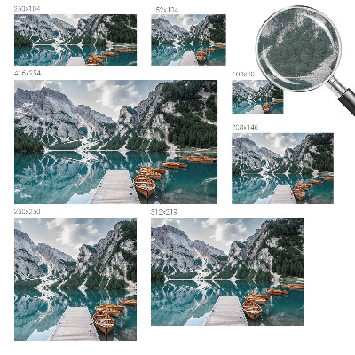 Vlies fototapeta Planinska panorama