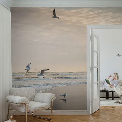 Zidna dekoracija fototapeta s motivom mirnog prizora uz more