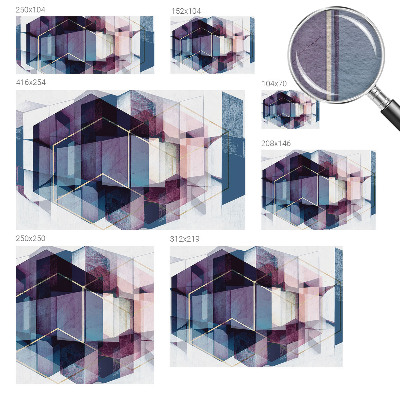 Fototapeta za zid Geometrijske kocke