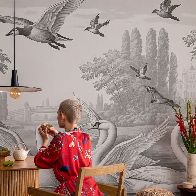 Fototapeta za spavaću sobu s motivom klasičnog krajolika
