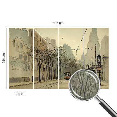Visokokvalitetna fototapeta s motivom urbane simetrije