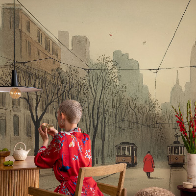 Visokokvalitetna fototapeta s motivom urbane simetrije