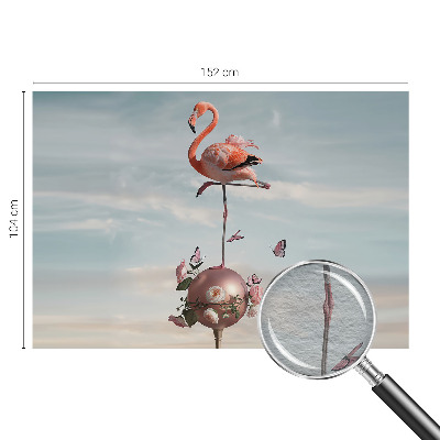 Premium fototapeta s motivom elegantnog flaminga