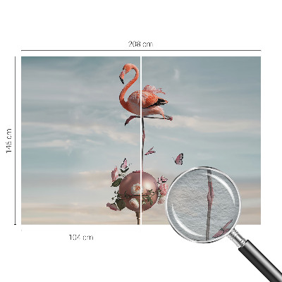 Premium fototapeta s motivom elegantnog flaminga