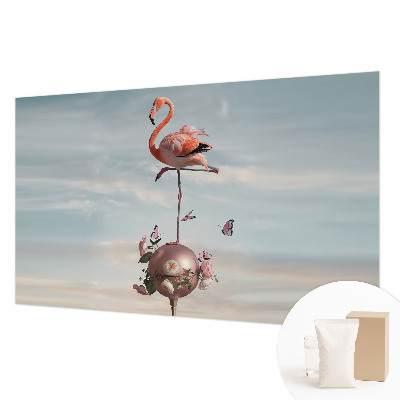 Premium fototapeta s motivom elegantnog flaminga