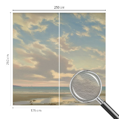 Zidna dekoracija fototapeta s prikazom mirne obale