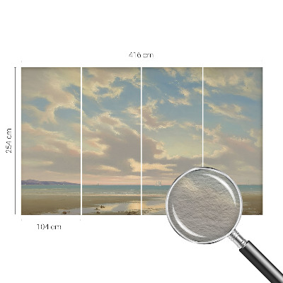 Zidna dekoracija fototapeta s prikazom mirne obale