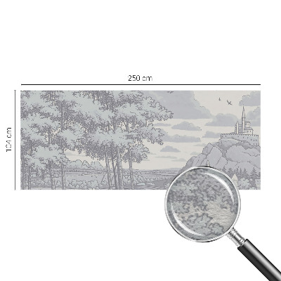 Zidna foto tapeta s motivom bajkovitog krajolika
