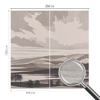 Moderna fototapeta s motivom mirnog krajolika