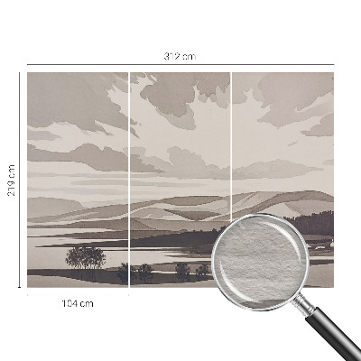 Moderna fototapeta s motivom mirnog krajolika