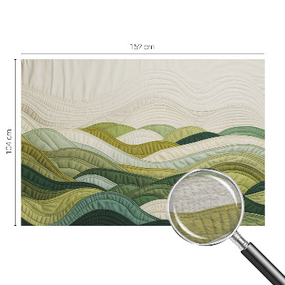 Premium fototapeta s uzorkom 'Fabric Hills' za zidnu dekoraciju