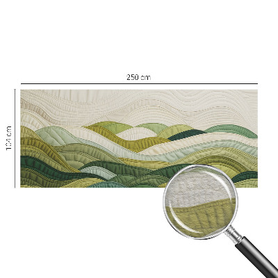 Premium fototapeta s uzorkom 'Fabric Hills' za zidnu dekoraciju