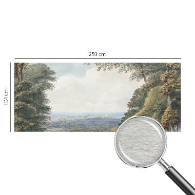 Flis fototapeta s motivom šumovitog krajolika
