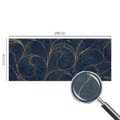 Fototapeta za zid s valovitim motivom