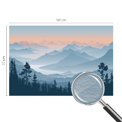 Foto tapeta za zid s motivom planinske panorame