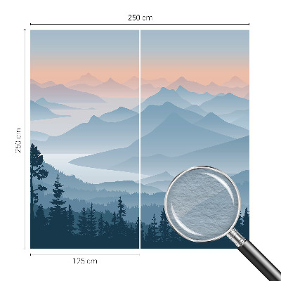 Foto tapeta za zid s motivom planinske panorame