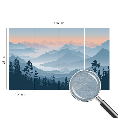 Foto tapeta za zid s motivom planinske panorame