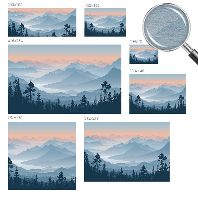 Foto tapeta za zid s motivom planinske panorame