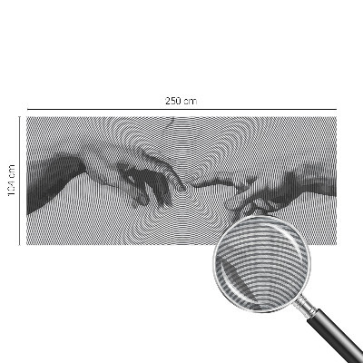 Zidna fototapeta s motivom hipnotičkih ruku