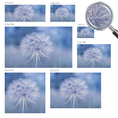 Vlies fototapeta za dječju sobu s motivom u plavim tonovima