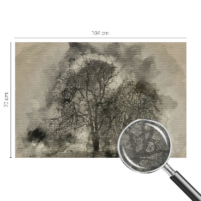 Fototapeta s tiskom s motivom tajanstvenih stabala