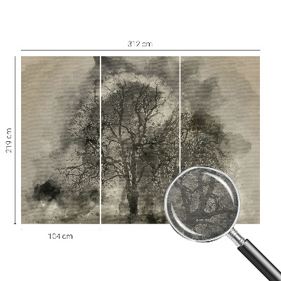 Fototapeta s tiskom s motivom tajanstvenih stabala