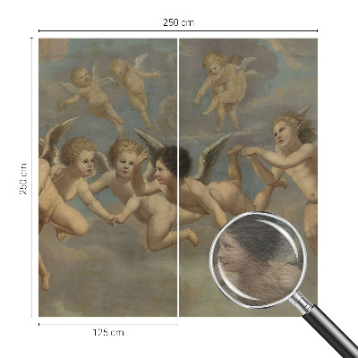 Zidna dekoracija fototapeta s motivom anđeoskih figura