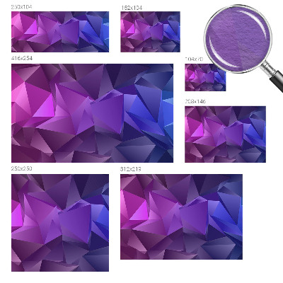 Fototapeta po mjeri Ljubičasti trokuti