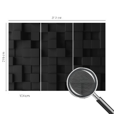 Foto tapeta po mjeri s motivom trodimenzionalnih kocaka