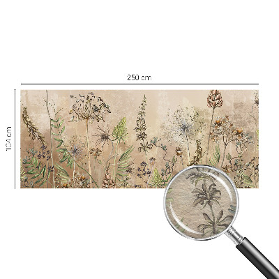 Premium fototapeta s motivom rustikalnog cvijeća