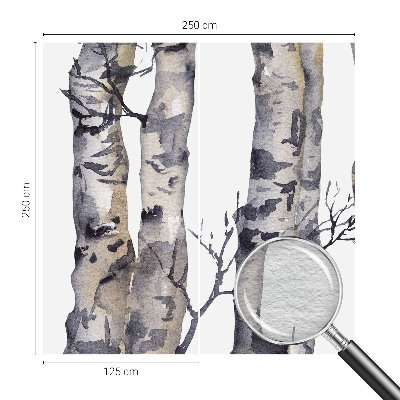 Vlies fototapeta Šuma jasike